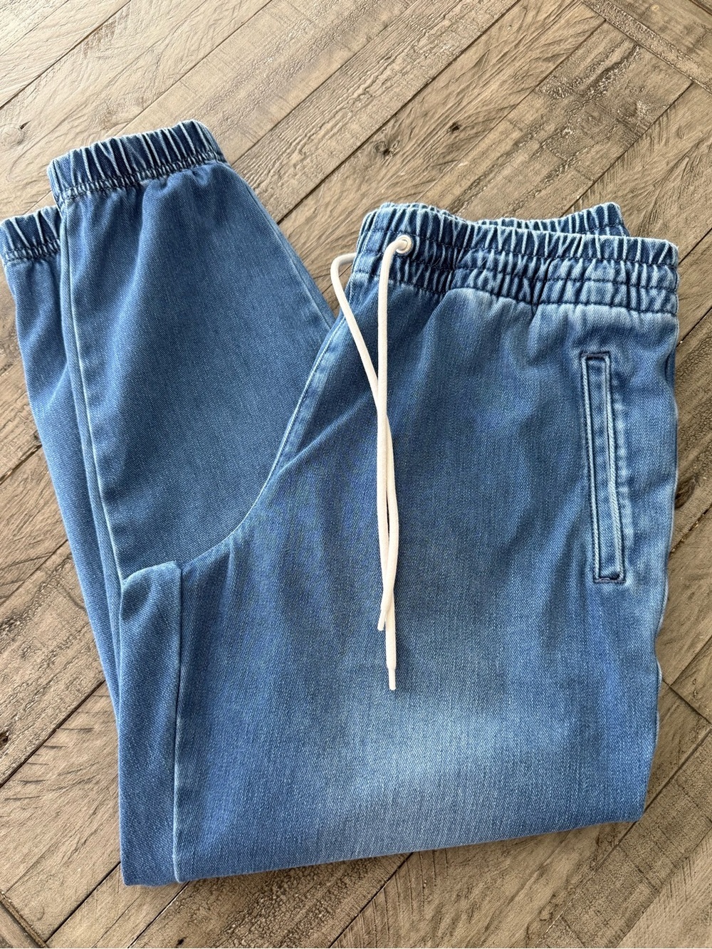 GAP Denim Joggers, size medium.